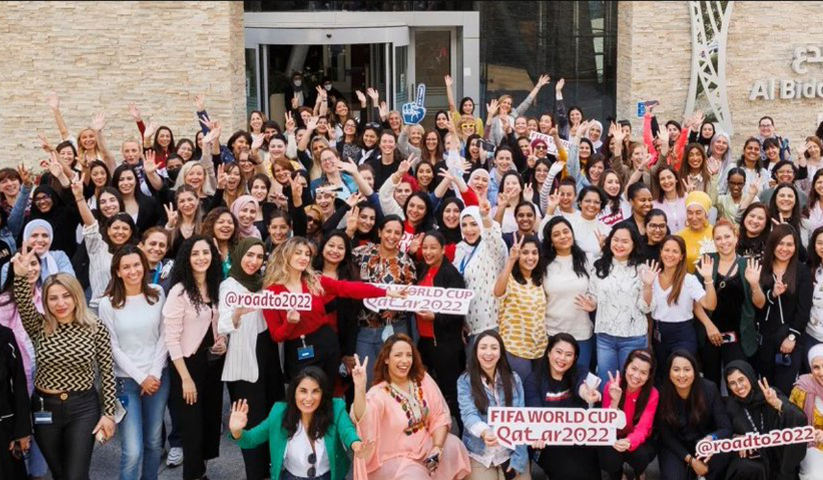 Female employees of the Supreme Committee for Delivery and Legacy